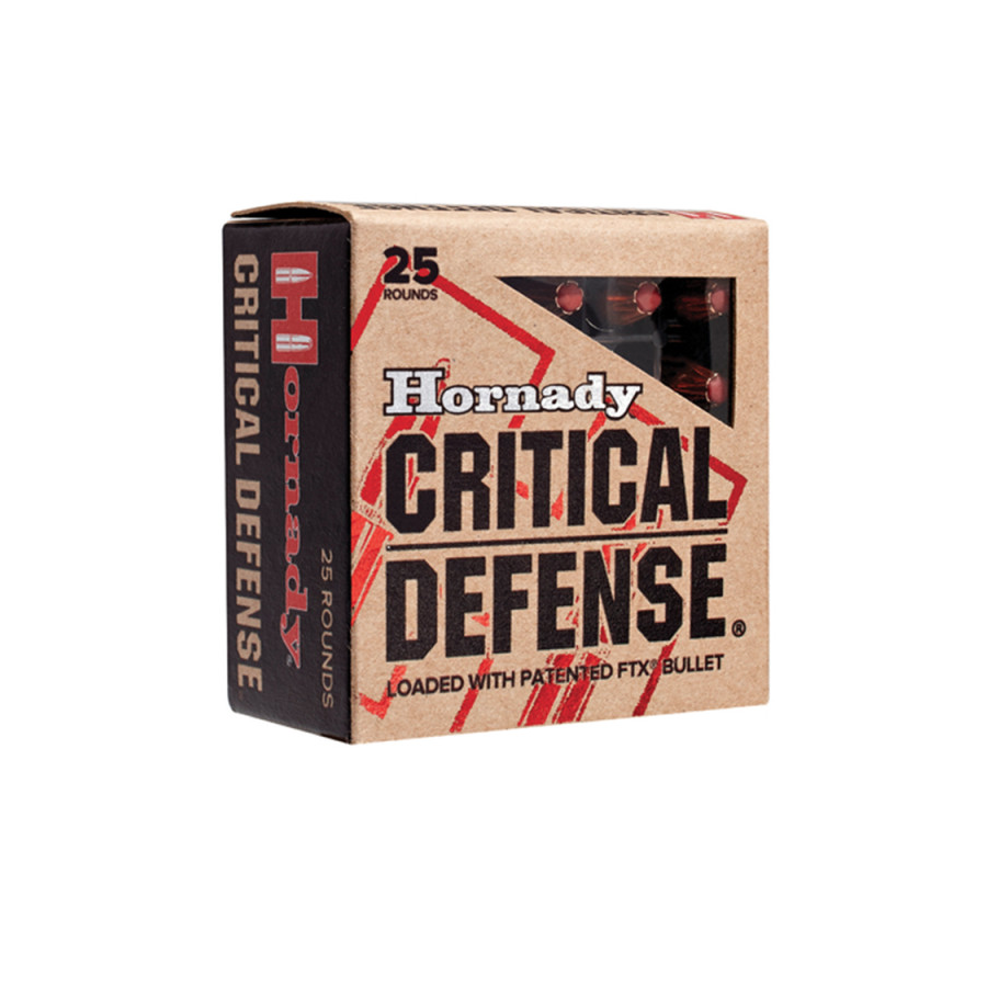 Hornady 38 SP CL +P 110gr FTX x25