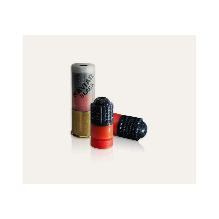 Cartouche dupleks a balle kaviar Black c/12/70 29.5 grammes