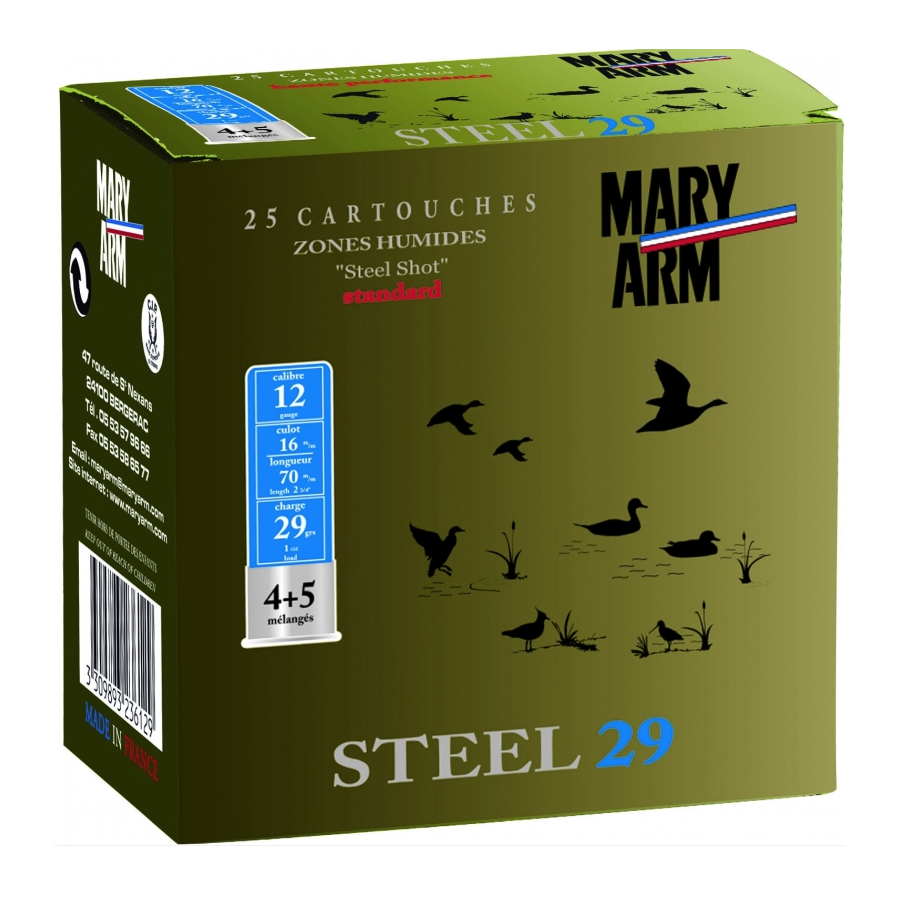 Cartouches STEEL 29 - Mary Arm