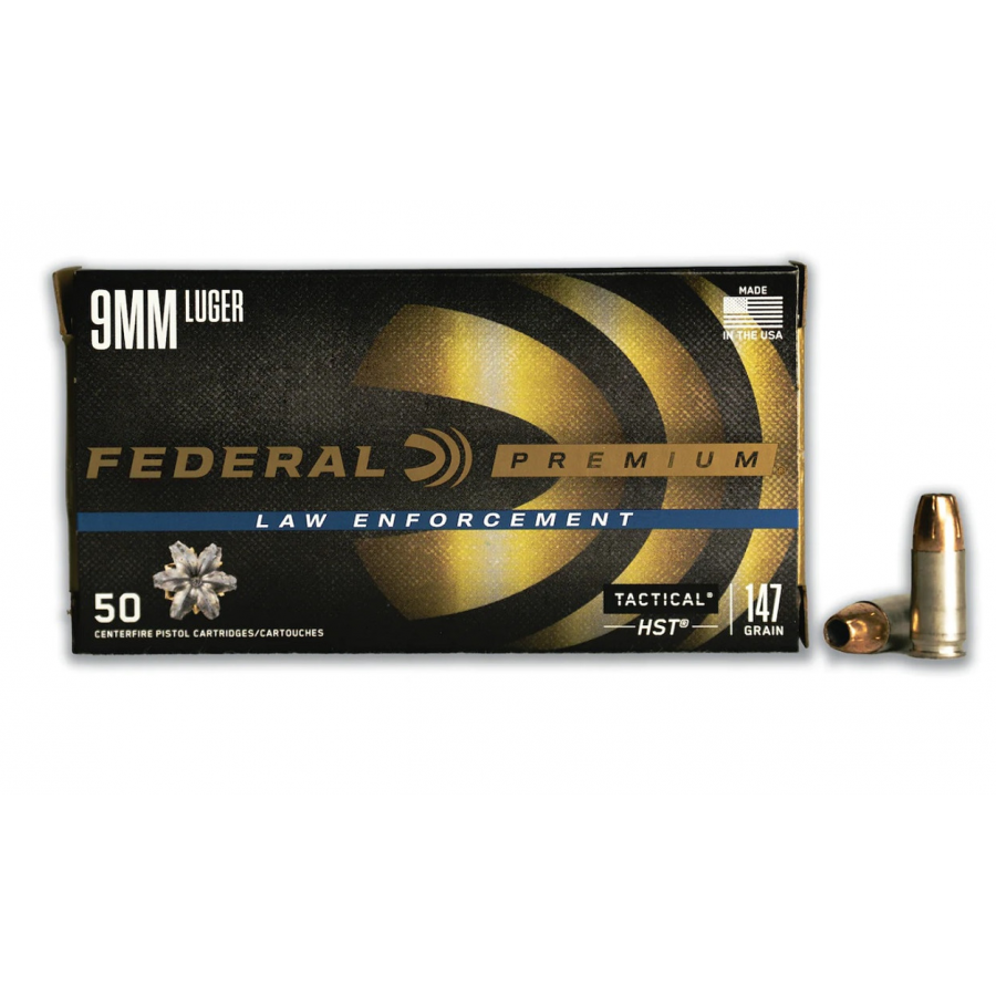 9mm Law Enforcement Tactical HST 147gr - FEDERAL
