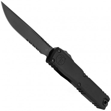 Ultratech ZBP S/E Partial Serrated Shadow DLC Black Signature - Microtech Knives