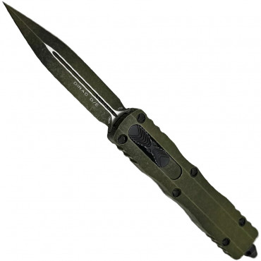 Dirac D/E Weathered Grenade Green Standard - Microtech Knives