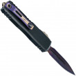 UTX 85 D/E Gen III Marfione Select Blued Baker Forge Coppermai Damas "Purple Accent" - Microtech Knives