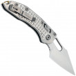 Stitch Ram-Lok Marfione Select Stonewash Frag Titanium Bronze Backspacer - Microtech Knives