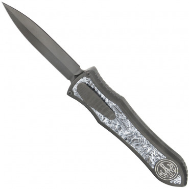Deadlock Model C Dark Matter Polar Fat Carbon Inlay - Hawk Knife Designs