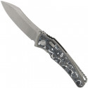 Talon White Storm Fat Carbon Inlay - Hawk Knife Designs