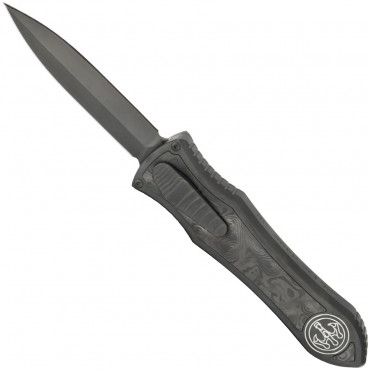 Deadlock Model C Black Dunes Fat Carbon Inlay - Hawk Knife Designs