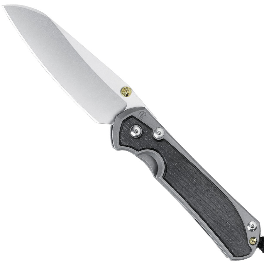 Large Sebenza 31 Insingo Glass Blasted Bog Oak - Chris Reeve