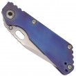 SNG Bowie Magnacut Orange Peel Titanium - Strider Knives