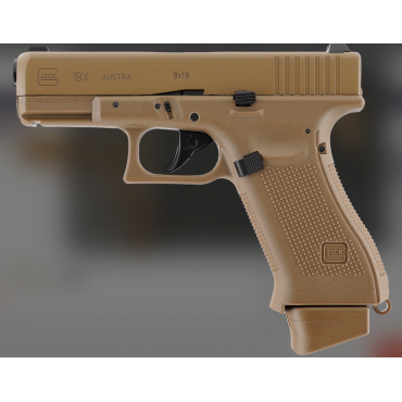 Pistolet CO2 Glock 19X Coyote cal 6mm - Umarex