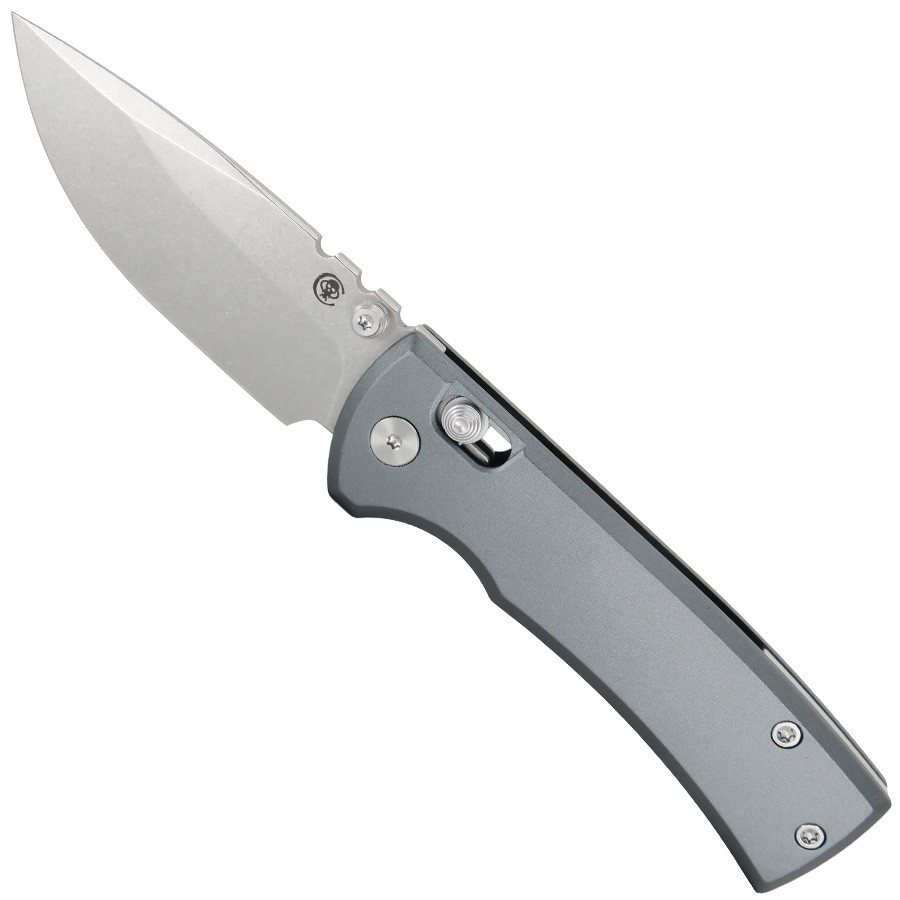 Redencion Drop Point Stonewash X-Lock Aluminium - Chaves Knives