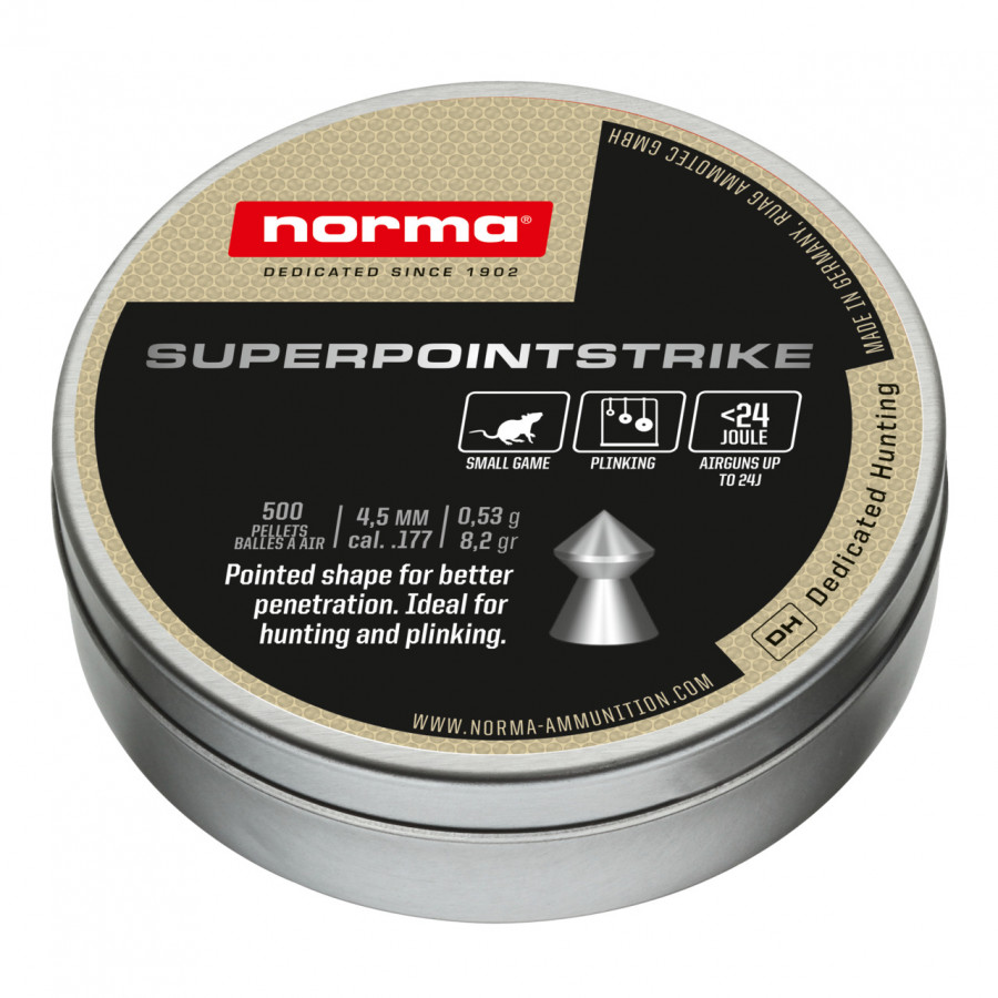 Pellets 4.5 HyperStrike Box of 500 PCS - Norma