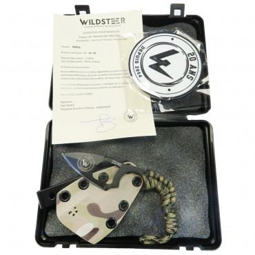 Krill Lame Noire Paracorde Edition 20 Ans - WIldsteer