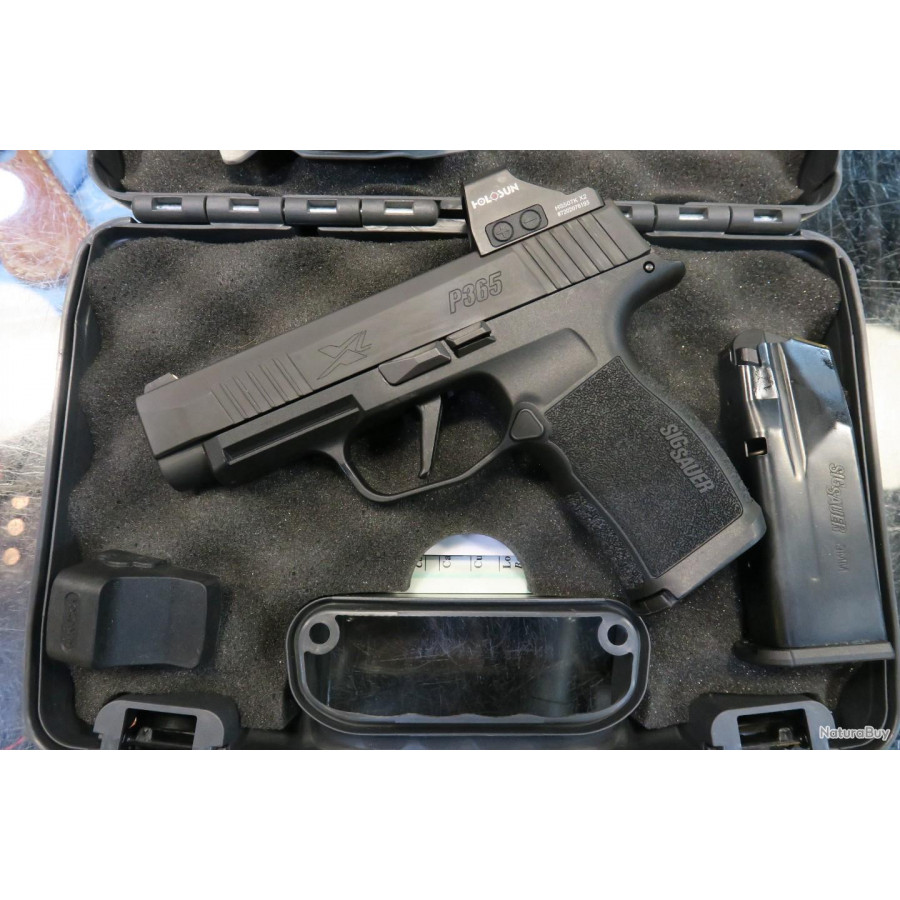 Pistolet Sig Sauer P365 XL cal 9x19 + Point rouge HOLOSUN 507K X2 OCCASION