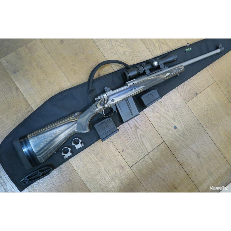 Carabine Ruger Scout cal 308 Win + Lunette Nikon Monarch 2,5-8x