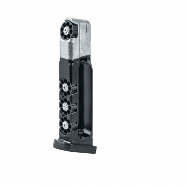 CHARGEUR 8 COUPS GLOCK 17 CAL BB/4.5MM - INCL 4 BARILLETS Co2 - Umarex