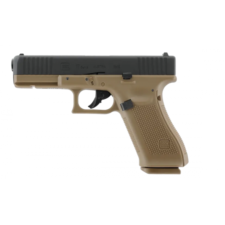 Pistolet CO2 Glock 17 Gen 5 Black Coyote cal 6mm - Umarex