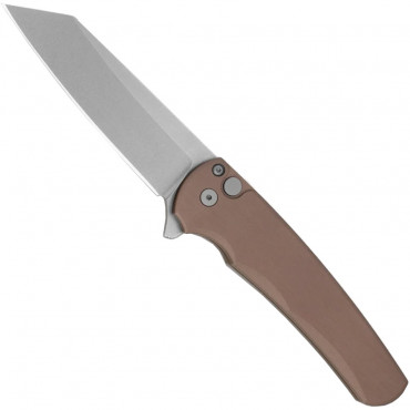 Malibu Flipper Stonewash Reserve Tanto FDE Handle - 5401-FDE - Pro-tech