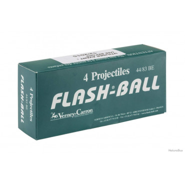 Lot de 4 cartouches Flash Ball Compact - Verney Carron