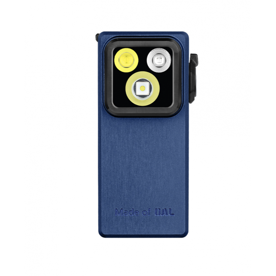 Oclip Ultra avec faisceau large, concentré et UV- Olight