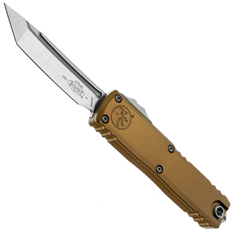 UTX 85 Gen IV T/E Stonewash Tan Standard - Microtech Knives