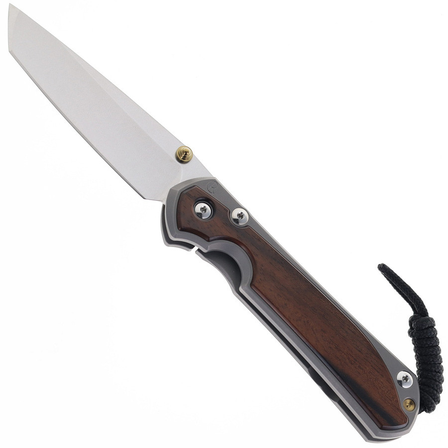 Large Sebenza 31 Tanto Macassar Ebony - Chris Reeve