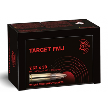 Geco Target 7,62x39 FMJ 8,0g 124gr