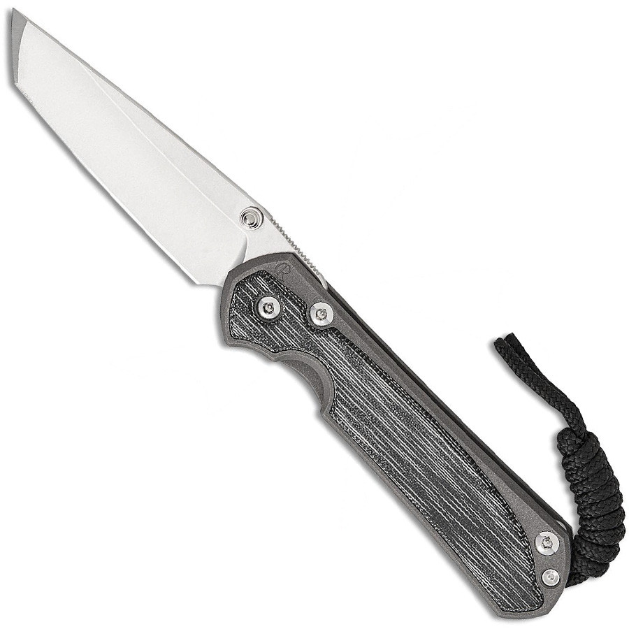 Small Sebenza 31 Tanto Micarta Canvas Black - CHRIS REEVE