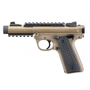 Ruger Mark IV 22/45 Tactical Cerakote Brown