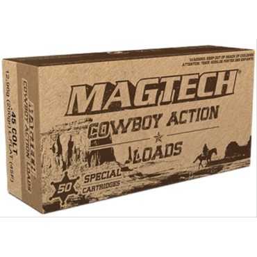CARTOUCHES MAGTECH COWBOY ACTION 45 COLT 200GR LFN X50