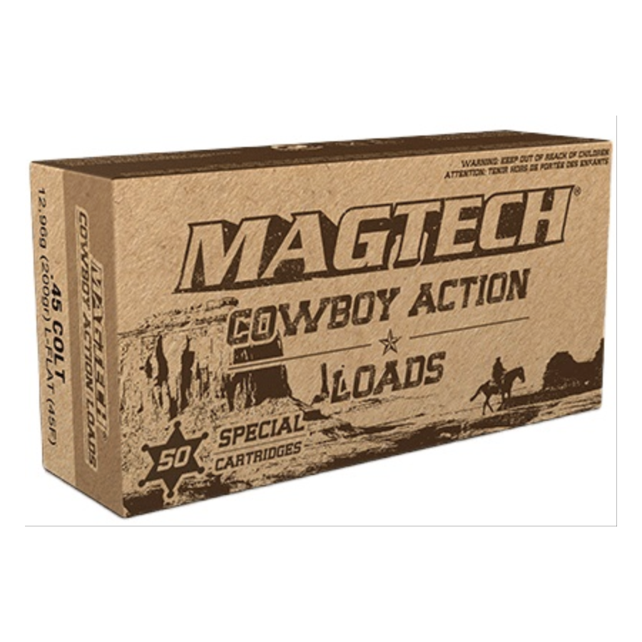 CARTOUCHES MAGTECH COWBOY ACTION 45 COLT 200GR LFN X50