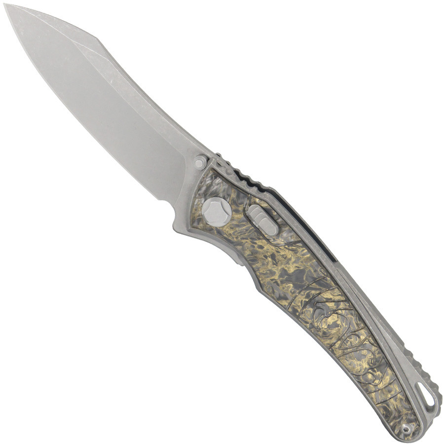 Talon Fat Carbon Dark Matter Gold - Hawk Knife Designs