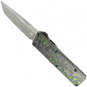 Dissident Carbon Fiber Toxic Moss Tanto - Chaves Knives
