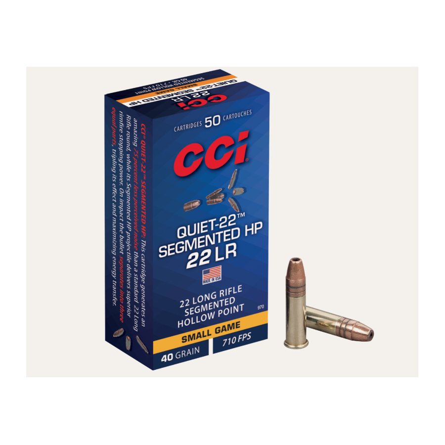 CCI 22LR Quiet-22 Segmented HP