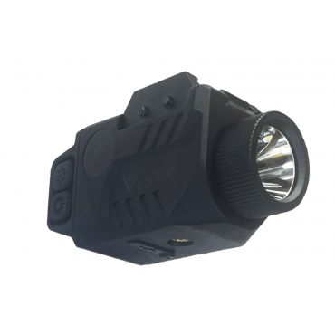 Vesta Tactical Flashlight + Laser USB 21mm 500lm Waterproof