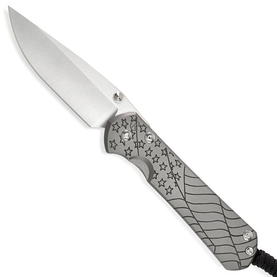 Small Sebenza 31 Drop Point Forever Flag - Chris Reeve