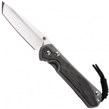 Large Sebenza 31 Tanto Micarta Black Sand Blasted - CHRIS REEVE