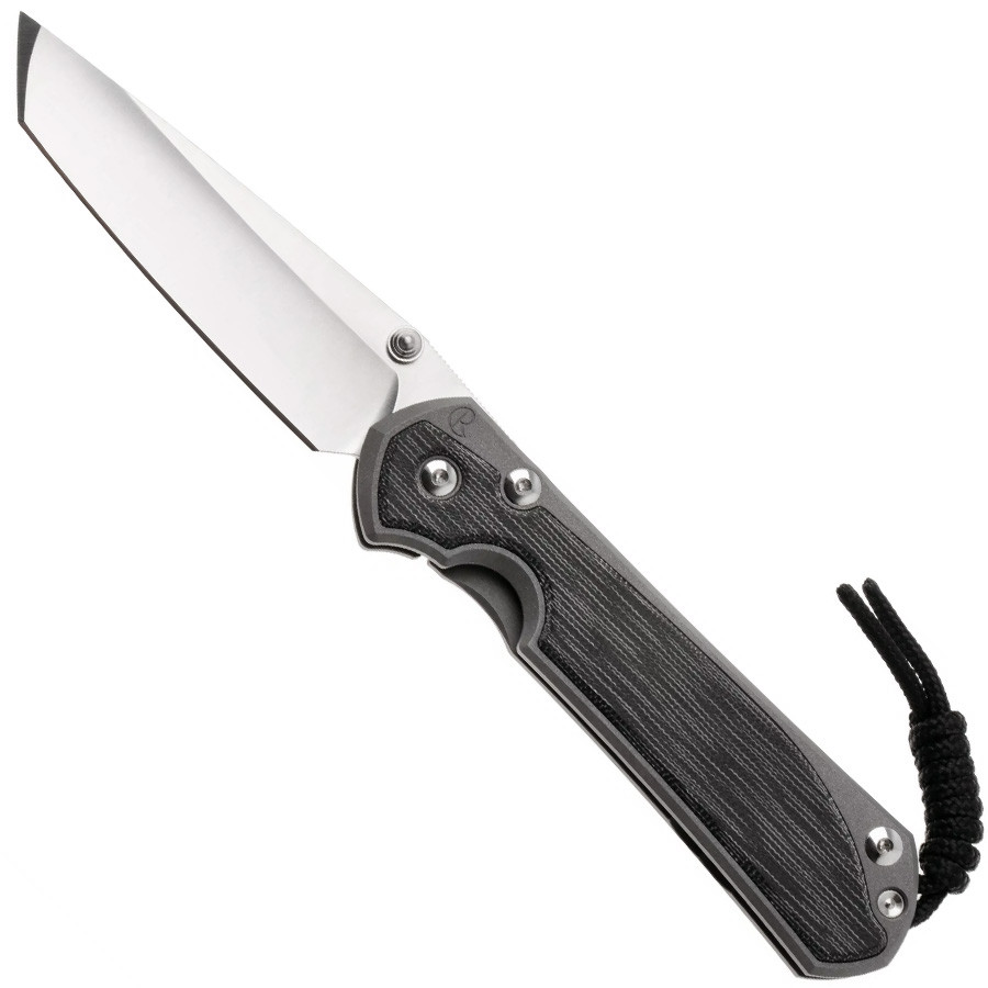 Large Sebenza 31 Tanto Micarta Black Sand Blasted - CHRIS REEVE