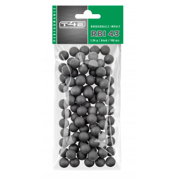 Billes Caoutchouc Noyau Acier cal 43 X100 RBI - Umarex