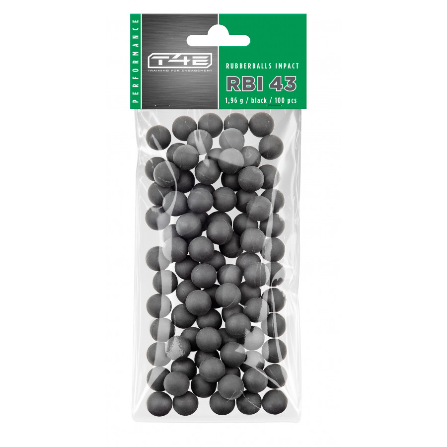 Billes Caoutchouc Noyau Acier cal 43 X100 RBI - Umarex