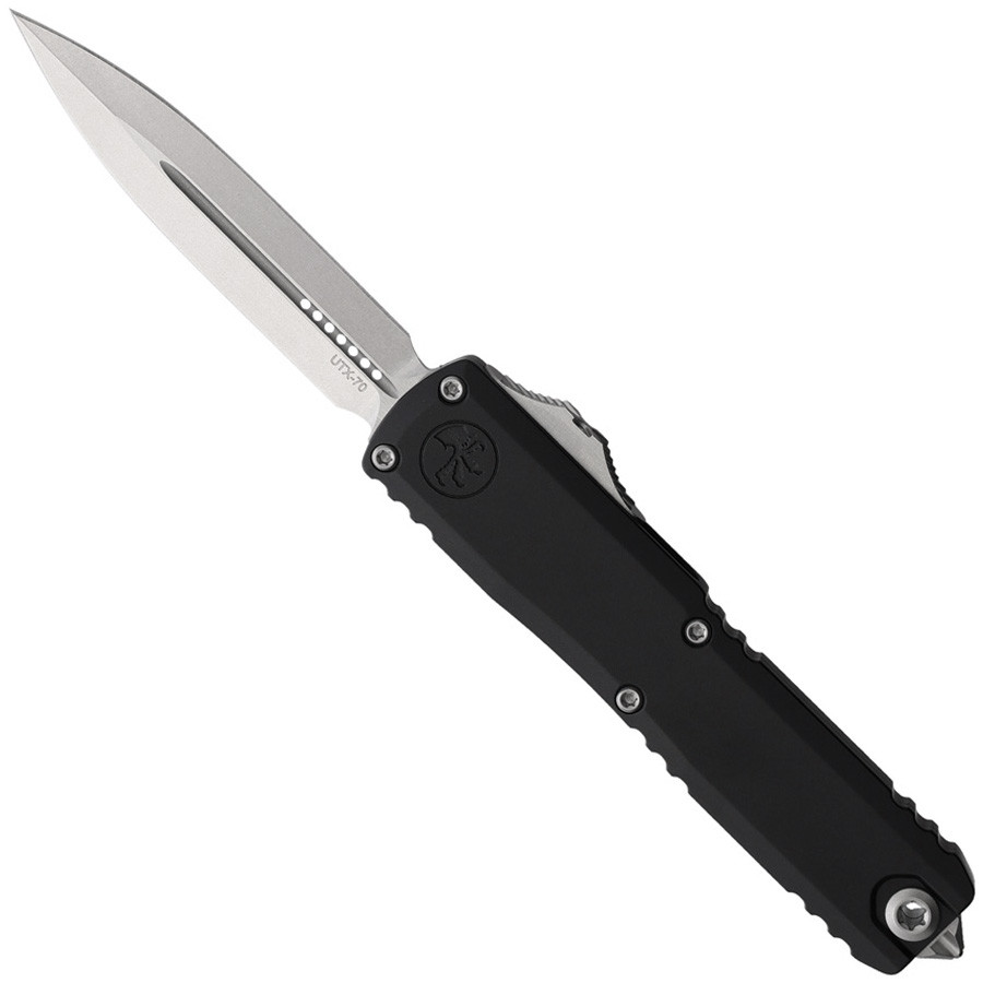 UTX 70 D/E Gen IV Black Stonewash - Microtech Knives