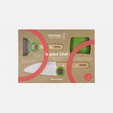 Coffret cuisine pour enfant "Le Petit Chef" Vert - Opinel