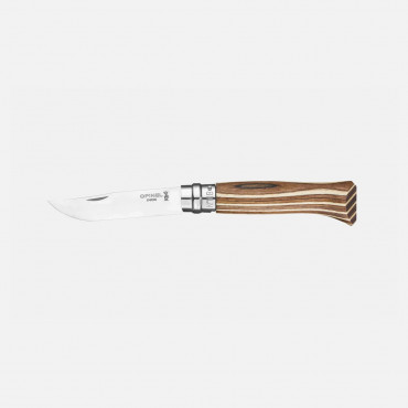 N°08 Bouleau Lamellé Brun - Opinel