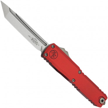 UTX 70 T/E Gen IV Red Stonewash - Microtech Knives