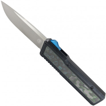 Dissident Kelp CF Inlay Drop Stonewash - Chaves Knives