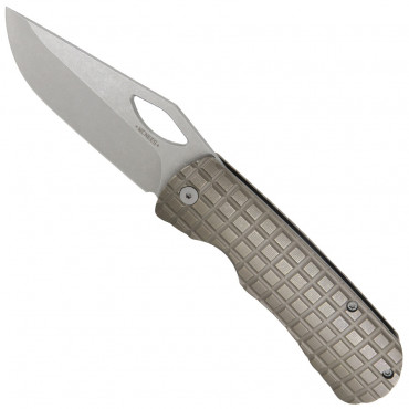 3.75" DX Dixon Stonewash Frag Bronze - McNees Knives
