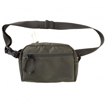 Waxed Green Canvas Belt Bag - Paladin 33