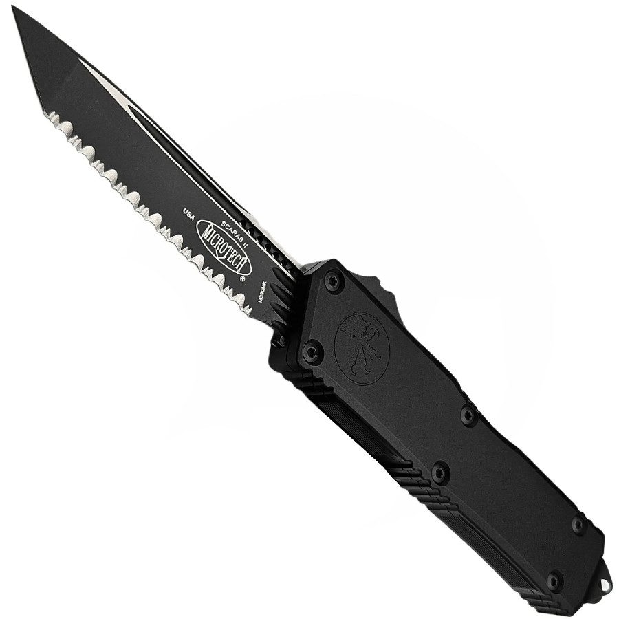 Scarab 2 Gen III Executive T/E Full Serrated Black Tactical - Microtech