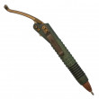 Siphon II ANTIQUE GREEN FRAG PATTERN Titanium- Microtech