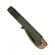 Siphon II ANTIQUE GREEN FRAG PATTERN Titanium- Microtech